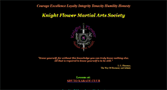 Desktop Screenshot of knightflowermartialarts.com